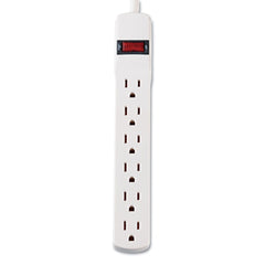 Innovera 6-Outlet 1.94 in. x 10.19 in. x 1.19 in. Power Strip with 15 ft. Cord - Ivory