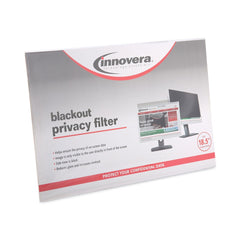 Innovera 16:9 Aspect Ratio Blackout Privacy Filter for 18.5 in. Widescreen Flat Panel Monitor