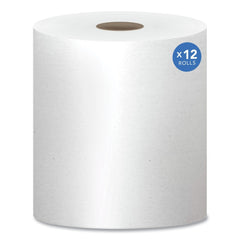 Scott 01040 8 in. x 800 ft. 1.5 in. Core 1-Ply Essential Hard Roll Towels - White (12 Rolls/Carton)