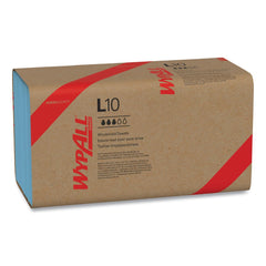 WypAll L10 9.1 in. x 10.25 in. Windshield Towels - Light Blue (224/Pack, 10 Packs/Carton)