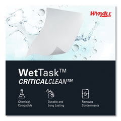WypAll WetTask Customizable Wet Wiping System Critical Clean Wipers for Bleach/Disinfectants/Sanitizers with Bucket (540/Carton)