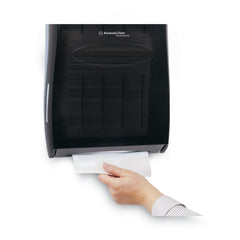 Kimberly-Clark Professional 13.31 in. x 5.85 in. x 18.85 in. Universal Towel Dispenser - Smoke