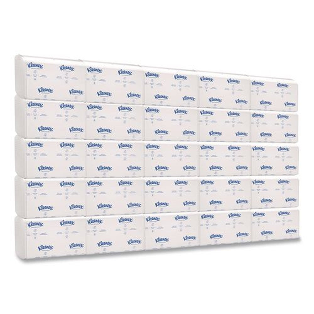 Kleenex 7.8 in. x 12.4 in. Premiere Folded Towels - White (25-Packs/Carton)