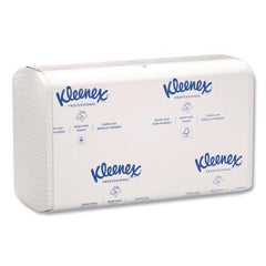 Kleenex 13254 9.4 in. x 12.4 in. Premiere Folded Towels - White (25/Carton)