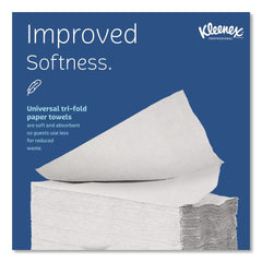 Kleenex 13254 9.4 in. x 12.4 in. Premiere Folded Towels - White (25/Carton)