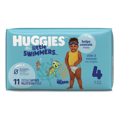 Huggies 24 lbs. to 34 lbs. Little Swimmers - Size 4/Blue (8/Carton)
