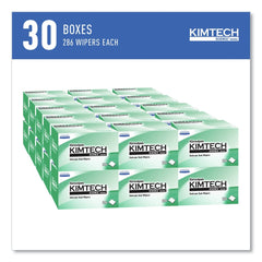 Kimtech Kimwipes 4.4 in. x 8.4 in. Delicate Task Wipers - Unscented, White (280/Box, 30 Boxes/Carton)