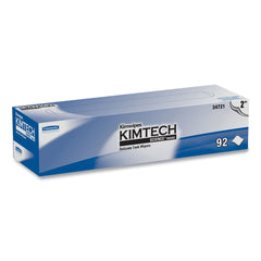 Kimtech Kimwipes 14.7 in. x 16.6 in. 2-Ply Delicate Task Wipers - Unscented, White (1350/Carton)