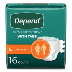 Kimberly-Clark 35 in. to 49 in. Waist Incontinence Protection with Tabs - Large (3/Carton)