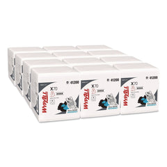 WypAll X70 1/4-Fold 12-1/2 in. x 12 in. Cloths - White (76/Pack 12 Packs/Carton)