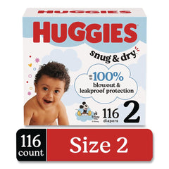 Huggies Snug and Dry 12 lbs. to 18 lbs. Diapers - Size 2 (116/Carton)