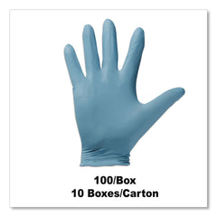 KleenGuard 9.5 in. Long 6 mil Thick Powder-Free G10 Nitrile Gloves - Large Blue (10-Boxes/Carton)