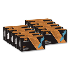 KleenGuard 9.5 in. Long 6 mil Thick Powder-Free G10 Nitrile Gloves - Large Blue (10-Boxes/Carton)