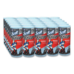 Scott 9.4 in. x 11 in. 1-Ply Standard Shop Towels - Blue (30/Carton)