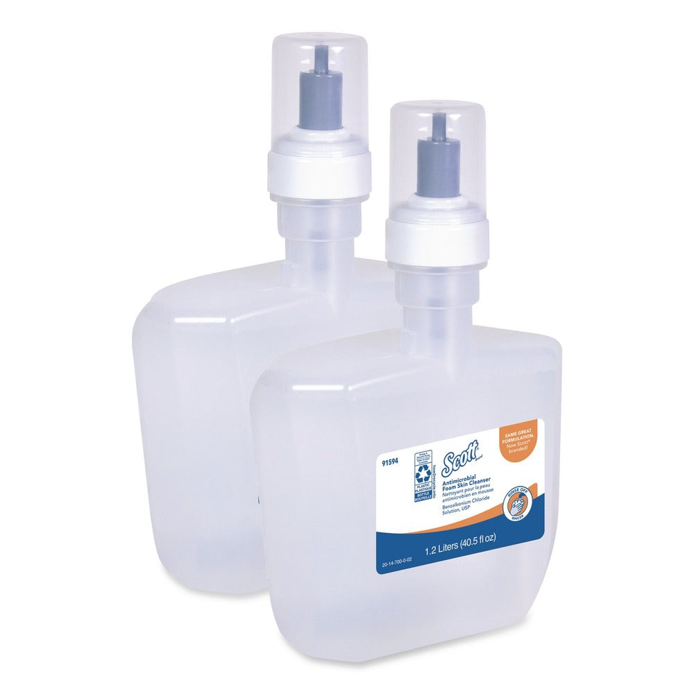 Scott 1.2 L Antimicrobial Foam Skin Cleanser Refill - Fresh Scent (2/Carton)