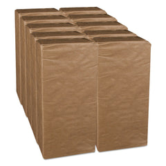 Scott 17 in. x 14.63 in. 1/8-Fold 2-Ply Dinner Napkins - White (10/Carton)