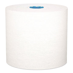 Kleenex 7.5 in. x 700 ft. 1-Ply Hard Roll Paper Towels with Premium Absorbency Pockets - White/Blue Core (6-Rolls/Carton)