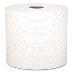 Kleenex 7.5 in. x 700 ft. 1-Ply Hard Roll Paper Towels with Premium Absorbency Pockets - Gray Core/White (6/Carton)