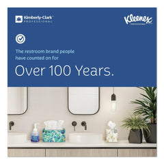 Kleenex 7.5 in. x 700 ft. 1-Ply Hard Roll Paper Towels with Premium Absorbency Pockets - Gray Core/White (6/Carton)