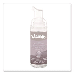 Kleenex 34136 1.5 oz. Pump Bottle Alcohol-Free Foam Hand Sanitizer - Unscented