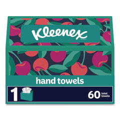 Kleenex 8 in. x 9.1 in. 1-Ply Everyday Hand Towels - White (60/Box)