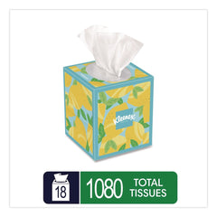 Kleenex 54278 Ultra Soft 3-Ply Facial Tissue - White (18/Carton)