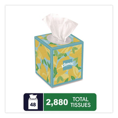 Kleenex Soothing Lotion 3-Ply Facial Tissue - White (8/Carton)