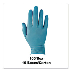 KleenGuard 9.5 in. Long 6 mil Thick Powder-Free G10 Nitrile Gloves - Medium Blue (10-Boxes/Carton)