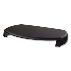 Kantek 23 in. x 13-1/4 in. x 3 in. CRT/LCD Stand With Keyboard Storage - Black