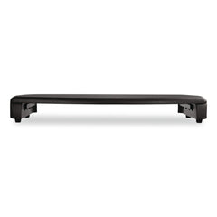 Kantek 23 in. x 13-1/4 in. x 3 in. CRT/LCD Stand With Keyboard Storage - Black