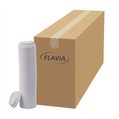 FLAVIA 25200019 10 oz. Hot Beverage Paper Cup Lids Fits FLAVIA 10 oz. Paper Cup - White (1000/Carton)