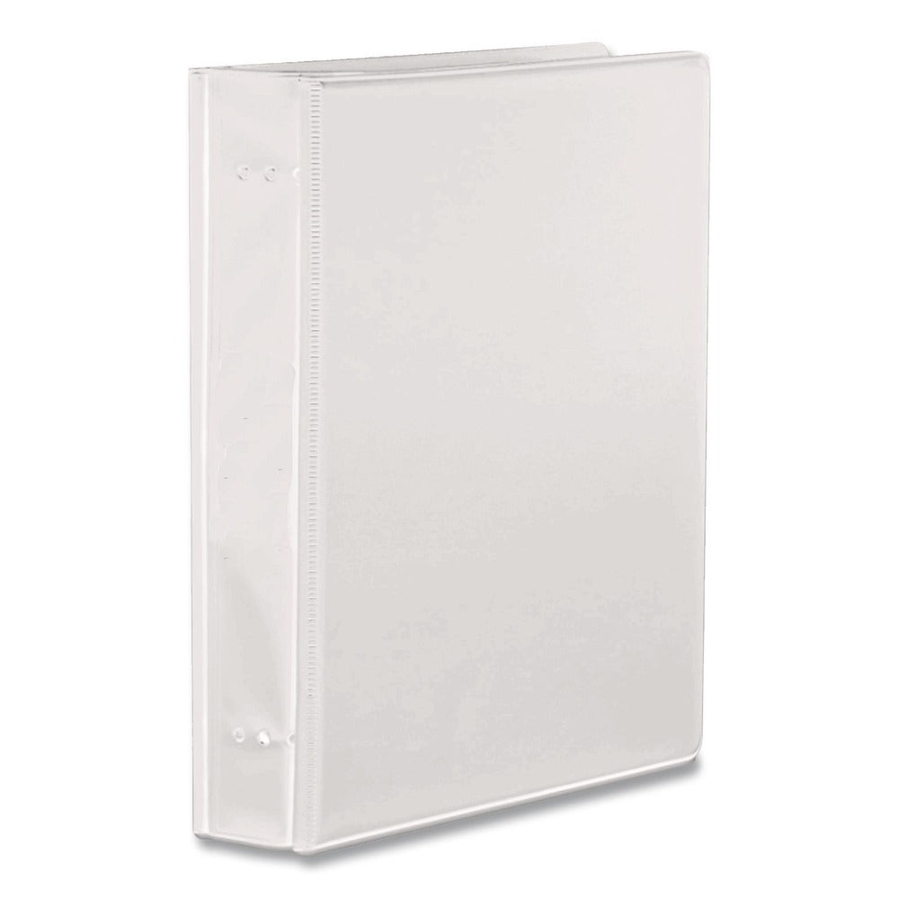Charles Leonard VariCap 11 in. x 8.5 in. Expandable Binder with 2 Posts and 6 in. Capacity - White
