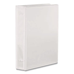 Charles Leonard VariCap 11 in. x 8.5 in. Expandable Binder with 2 Posts and 6 in. Capacity - White