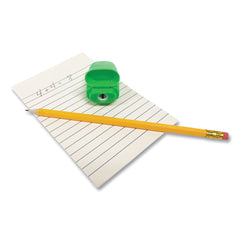Charles Leonard 1 in. x 0.75 in. One-Hole Pencil Sharpener/Eraser Combo - Randomly Assorted Colors