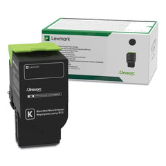 Lexmark 8,000 Page-Yield TAA Compliant Return Program Extra High-Yield Toner - Black