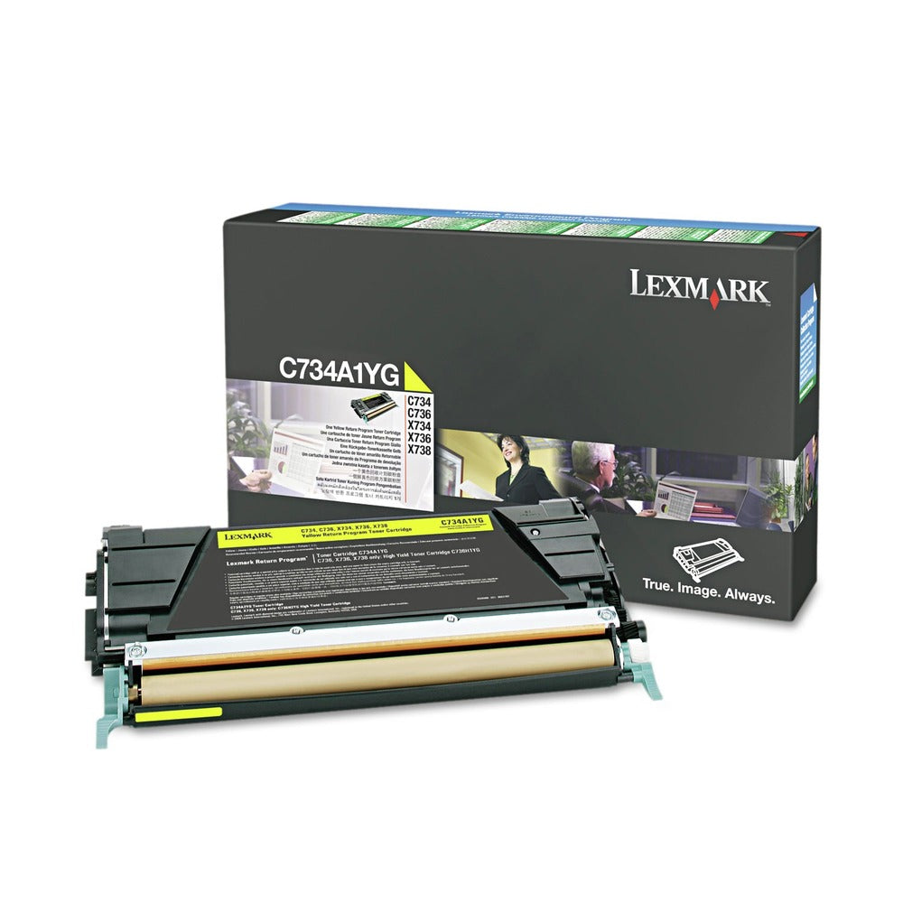 Lexmark 6,000 Page-Yield Return Program Toner - Yellow