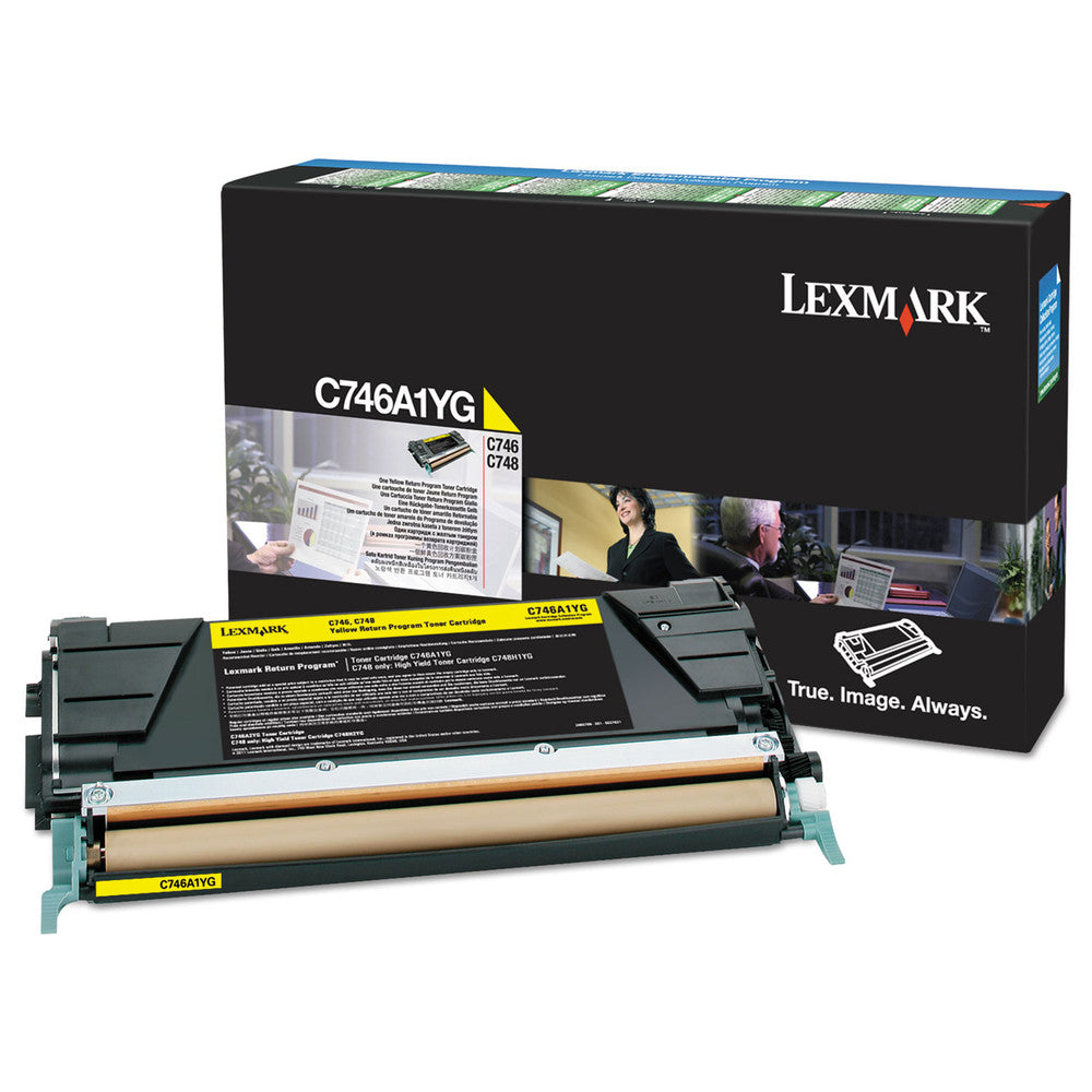 Lexmark 7,000 Page-Yield Return Program Toner - Yellow
