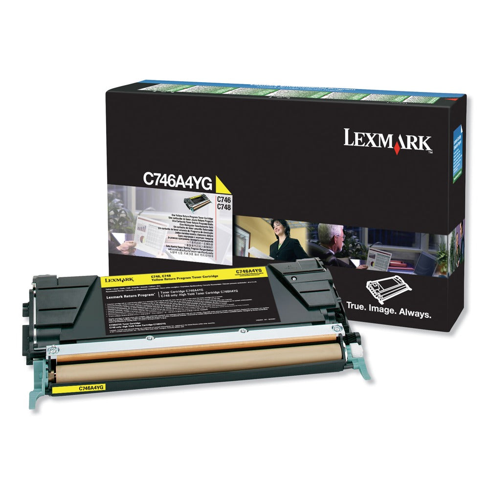 Lexmark Return Program TAA Compliant 7000 Page-Yield Toner - Yellow