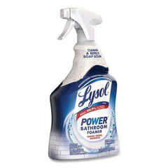 LYSOL Brand 32 oz. Spray Bottle Liquid Disinfectant Power Bathroom Foamer - Atlantic Fresh Scent (12/Carton)