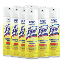 Professional LYSOL Brand 19 oz. Aerosol Spray Disinfectant Spray - Original Scent (12/Carton)