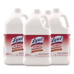 Professional LYSOL Brand 1 Gallon Bottle No Rinse Sanitizer Concentrate (4/Carton)