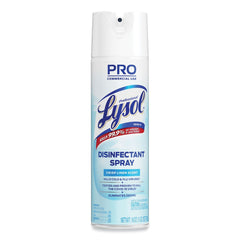 Professional LYSOL Brand 19 oz. Aerosol Spray Disinfectant Spray Crisp Linen (12/Carton)