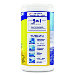 LYSOL Brand 1 Ply 7 in. x 7.25 in. Lemon and Lime Blossom Disinfecting Wipes - White (6/Carton)