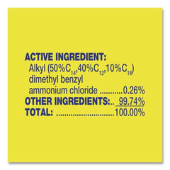 LYSOL Brand 7 in. x 7.5 in. 1-Ply Dual Action Disinfecting Wipes - Citrus, White/Purple (6 Canisters/Carton)