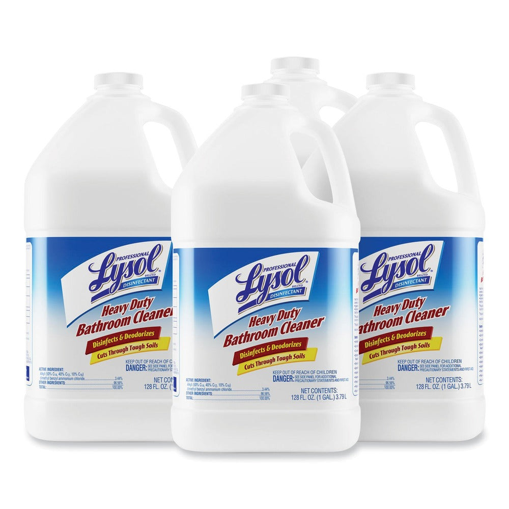 Professional LYSOL Brand 36241-94201 1 gal. Disinfectant Heavy-Duty Bathroom Cleaner Concentrate (4/Carton)