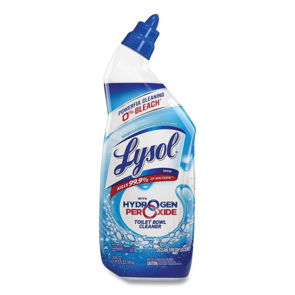 LYSOL Brand 24 oz. Toilet Bowl Cleaner with Hydrogen Peroxide - Ocean Fresh Scent