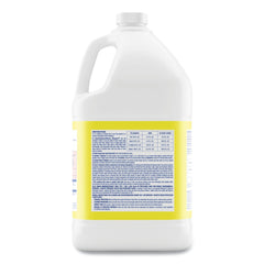 Professional LYSOL Brand 128 oz. Bottle Disinfectant Deodorizing Cleaner Concentrate - Lemon Scent (4/Carton)