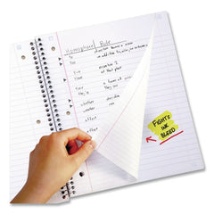 Five Star 10.5 x 8 Sheets 1-Subject Wide/Legal Rule Wirebound Notebook - Assorted Cover Colors (6/Pack)