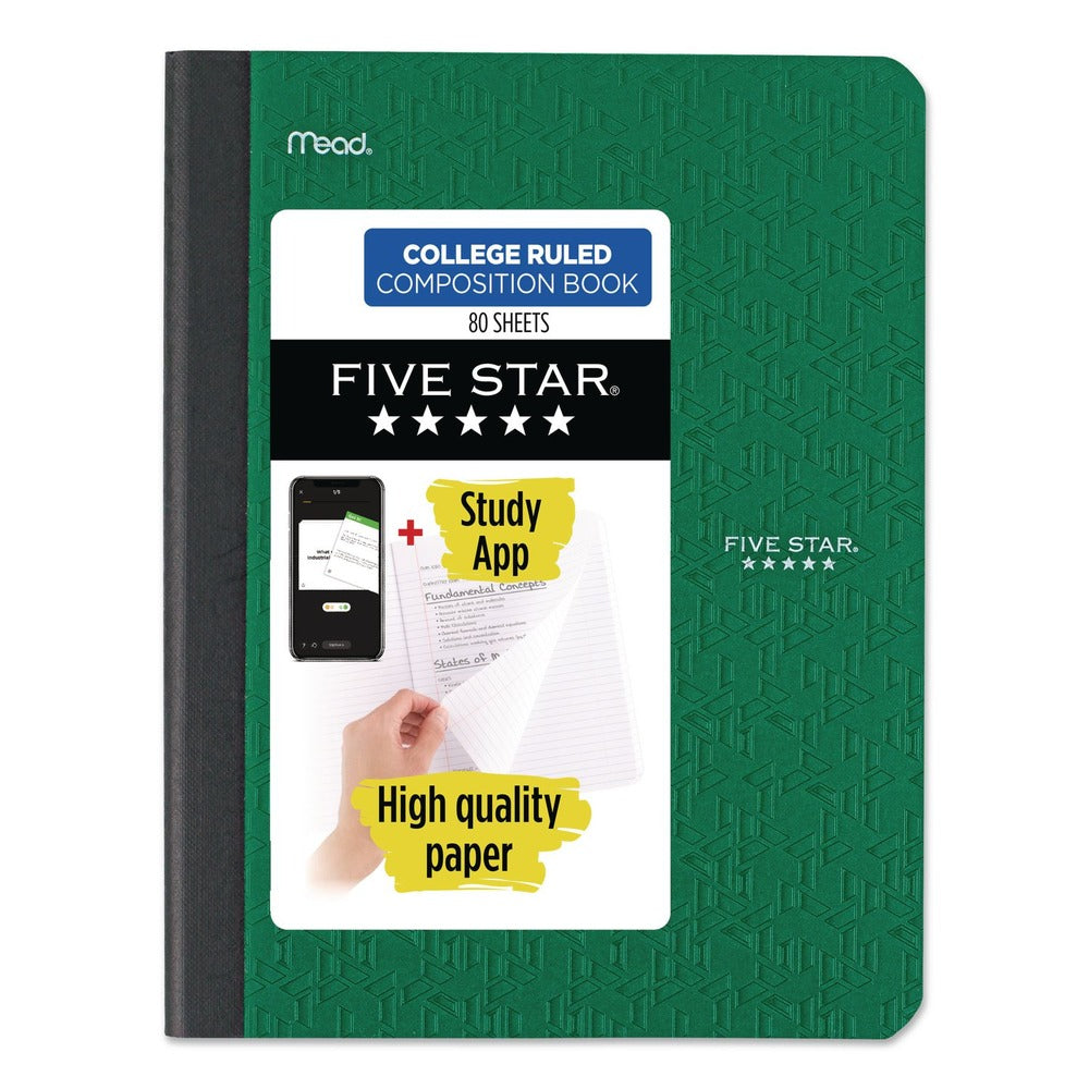 Five Star 9.75 in. x 7.5 in. Sheets Medium/College Rule Composition Book - Randomly Assorted Cover Color
