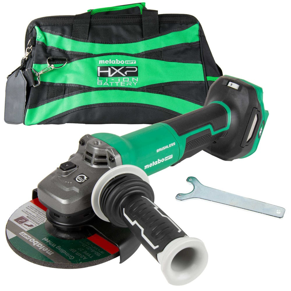 Metabo HPT 36V MultiVolt Lithium-Ion Brushless Variable Speed Paddle Switch 6 in. Cordless Angle Grinder (Tool Only)